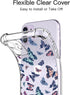 iPhone 11 Case with Screen Protector - Stylish Elegant Floral Design on Soft Clear TPU - Slim Fit Protective Phone Cover