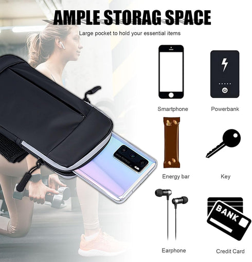 Phone Holder for Running Armband, Cell Phone Holder for iPhone 15 14 13 12 11 Pro Max Xs Xr X 8 7 6 Plus Galaxy Ultra