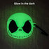 Compatible with AirPods 3rd Generation Case Cover with Cleaner kit, Glow in The Dark Funny Case for Airpod 3 Charging Case Cute 3D Skull Soft Silicone Protective AirPods 3 Case for Women Men