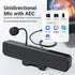 Inwa Computer Speakers with Microphone for Desktop PC, USB Monitor Speakers with Clip, Wired Laptop Sound Bar, Stereo