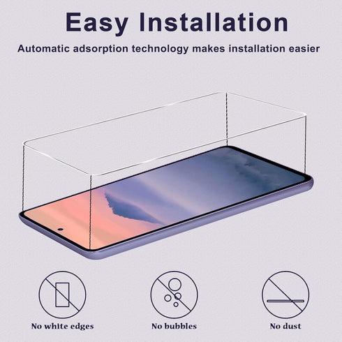 Galaxy S21 FE 5G Screen Protector + Camera Lens Protector, 9H Hardness, HD Tempered Glass, Scratch Resistant, Easy