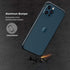 Eastcoo Slim Metal Bumper Case Compatible with iPhone 12 12 Pro, Metal Bumper Cover with Soft TPU Inner, Support