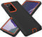 Heavy Duty Case for Samsung Galaxy Note 20 Ultra, Dustproof Shockproof 3 in 1 Rugged Cover 6.9 Inch (Orange/Black)
