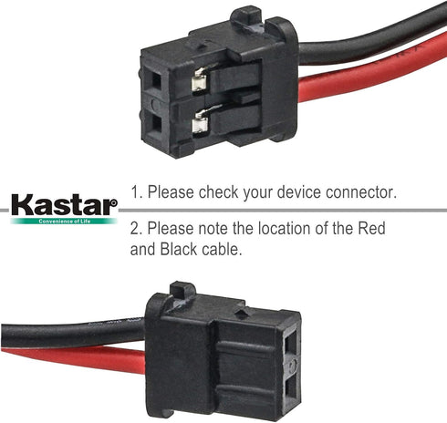 Kastar 2-Pack Replacement Cordless Phone Battery for BT-1007 BT1007 BT1015 Panasonic HHR-P506A