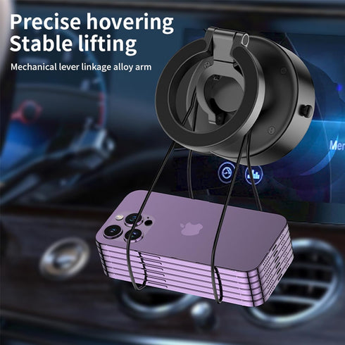 Shker Electric Vacuum Magnetic Suction Phone Mount, Shower Phone Holder, Magnetic Cell Phone Holder