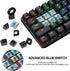 MOTOSPEED 60% Mechanical Keyboard - 61 Keys RGB LED Backlit Type-C USB Wired Office/Gaming Keyboard