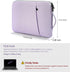 15.6 Inch Laptop Sleeve Case Water-Resistant Computer Bag with Handle for HP Lenovo Dell ASUS Acer Chromebook 15 / HP Envy X360 15.6 / Acer Aspire 15 / Dell Inspiron 15 / Lenovo IdeaPad 15.6 -Purple