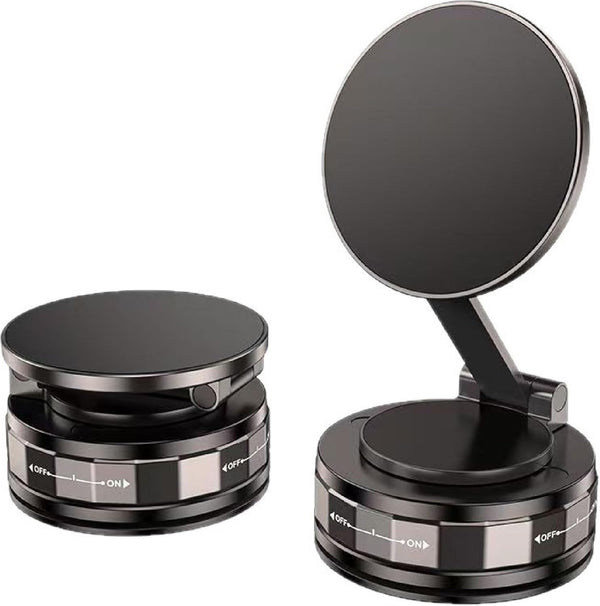 LENOLL Strong Suction Magnetic Car Phone Holder, 360 Rotatable Vacuum Suction Mount for