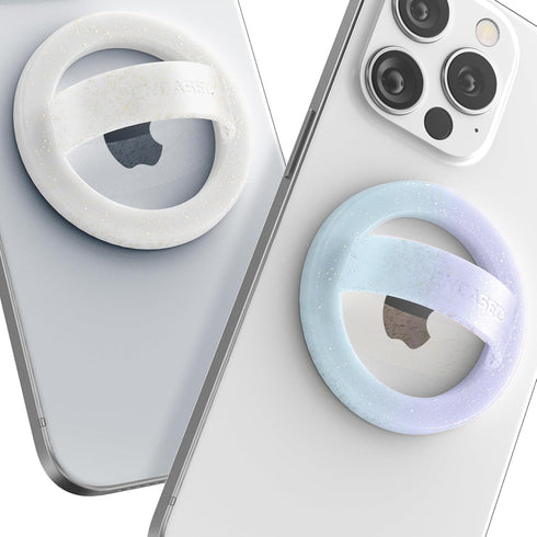 ENCASED 2-Pack Magnetic Phone Grip Holders Compatible with MagSafe, Soft-Touch Silicone Finger Loops