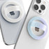 ENCASED 2-Pack Magnetic Phone Grip Holders Compatible with MagSafe, Soft-Touch Silicone Finger Loops