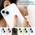 iPhone 15 & 15 Plus Camera Lens Protector - 9H Tempered Glass, Anti-Scratch, Shockproof Metal Ring, 2 Lens Covers.