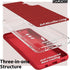 oakxco Samsung Galaxy A13 5G/A04s Phone Case, Liquid Silicone, Cute Thin Slim Soft Rubber, Red