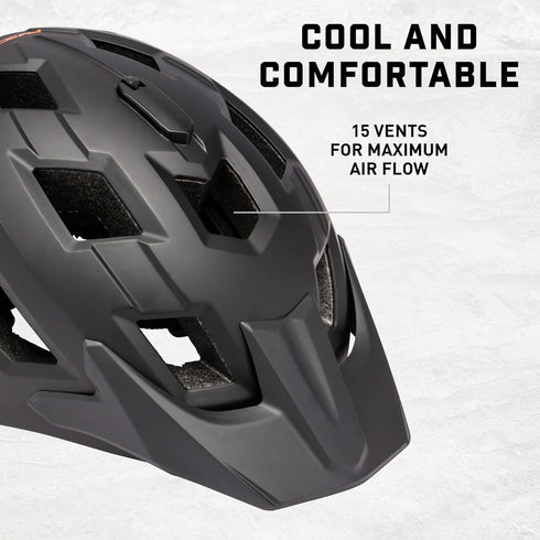 Mongoose Capture Bike Helmet with Go Pro Mount, for Youth Boys Girls or Adult Men Women