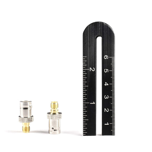 Gold SMA Female to BNC Female Adapter, 4 Pack Coupler, Male to Female Coaxial Connector for RF, SDI, HD-SDI