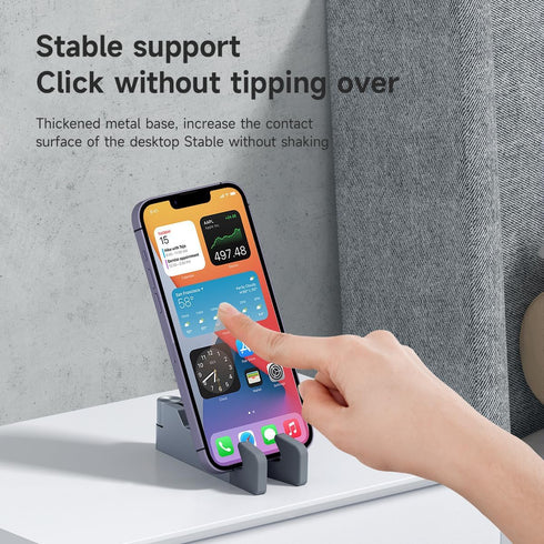Hagibis Cell Phone Stand for Desk, 4 in 1 Foldable Aluminum Portable Holder with Bottle Opener for iPhone and Samsung