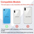 OEM Rear Back Glass Replacement for iPhone XR 6.1 Inches with Professional Repair Tool Kit (Blue)