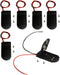 LampVPath (Pack of 6 CR2032 Battery Holder Coin Cell Holder with Switch, 2
