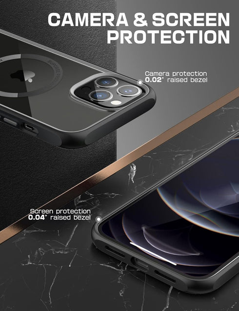 SUPCASE Black iPhone 13 Pro Max Case (Unicorn Beetle Mag), Compatible with MagSafe, Military-Grade Protection, Slim