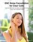 Wireless Earbuds with 42H Playtime, Bluetooth 5.3 Headphones, HiFi Stereo Noise Cancelling Earphones, Gray
