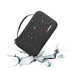 RLSOCO Waterproof Battery Organizer Storage Case, Holds Up to 120+ Batteries: AA AAA C D 9V and More, Case Only, Black
