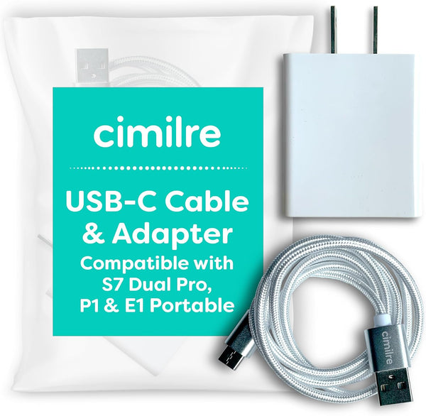 USB-C Cable and Adapter, Spare Breast Pump Adapter for Convenient Use, 1