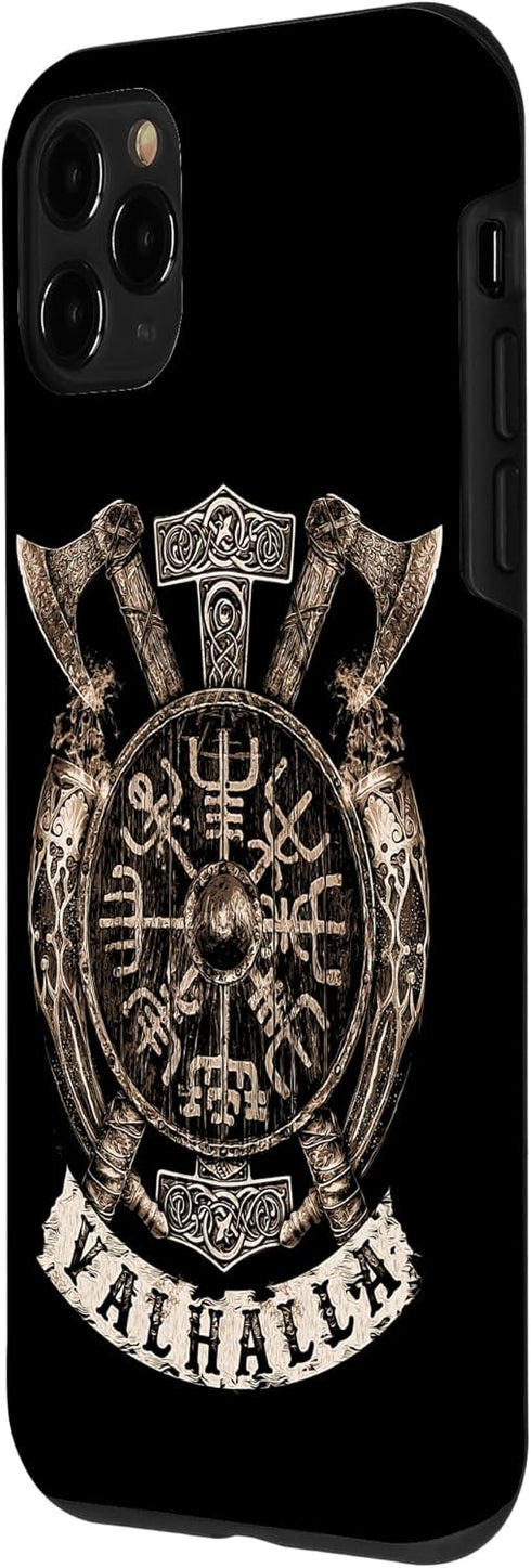 iPhone 11 Pro Case - Viking Vegvisir Valhalla Norse Mythology Design