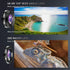 APEXEL 6 in 1 Phone Lens Kit - 22X Telephoto, 205° Fisheye, 120° Wide Angle & 25X Macro Lens, Compatible with iPhone &
