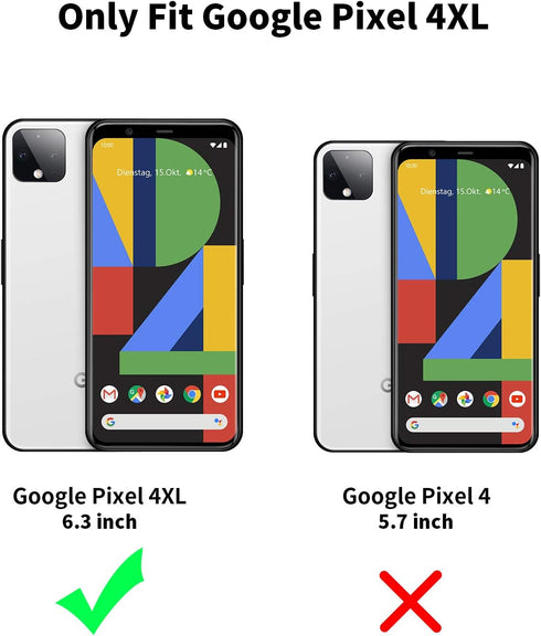SALAWAT Compatible with Google Pixel 4 XL Case, Clear Gradient Slim Phone Cover, Shockproof Protective Case