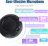 Window Intercom Speaker System, Dual-Way Intercommunication Microphone for Business/Bank/Office/Hospital, Talk Through