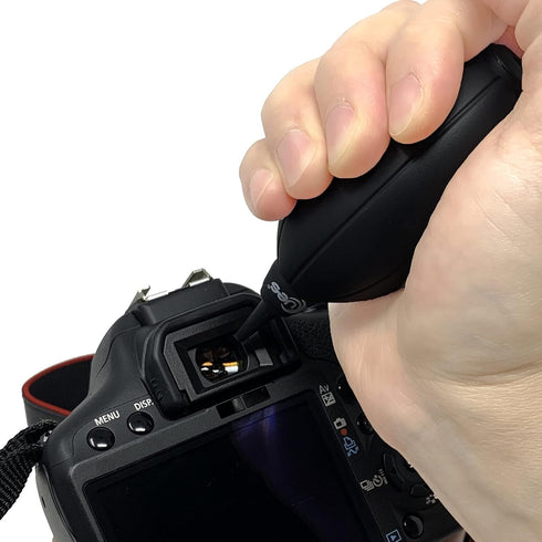 UES Air Blower Dust Blaster for Digital, DSLR, SLR Cameras, Rubber Bulb Air Pump Cleaner - Black