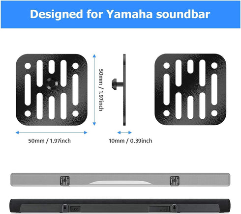 Notiela Wall Mount Bracket for Yamaha YAS-207 YAS-209 YAS-108 YAS-109 Soundbars