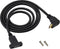90 Degree USB 3.1 Type C Panel Mount Cable Gen 2 (1M/3ft) - Up&Down Angle, Supports Charging, Data, Audio, Video for
