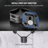 Neewer GM34 Camera Quick Release Plate Kit, Auto Lock Square QR Mount Plate with Arca Type Clamp Base