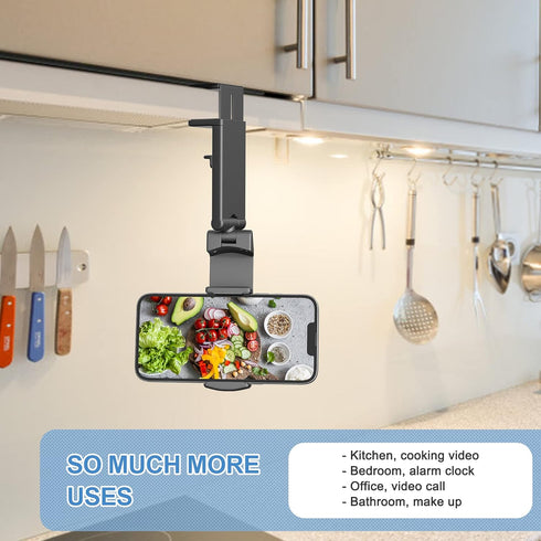 Perilogics Universal in Flight Airplane Phone Holder Mount for Hands Free Viewing with Multi-Directional Rotation