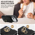 MRRSIWEI 17 17 Crossbody Case for Apple Pro Max with Card Holder, PU Leather with Wallet Removable Lanyard Wrist Strap
