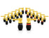 Sewell Deadbolt Right-Angle Banana Plugs, 12 Pairs Quick Connect Gold Plated Speaker Plugs (90 Degree)