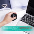 AURTEC Left-Handed Mouse, Rechargeable 2.4G Wireless Ergonomic Vertical Mice with USB Receiver, 6 Buttons, 3 Adjustable