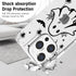 YEPO iPhone 15 Pro Max Case - Clear Flower Design, Slim Shockproof Bumper, Stylish Protective Cover for Women & Girls.