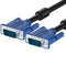 Generic Premium Blue Connectors HD15 Male to Male SVGA VGA Long Video Monitor
