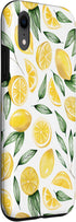 Lemon Citrus Tropical Fruit Decorations Designs Summer Lemon Citrus Tropical Fruit Watercolor Graphic Women Case