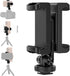 JDHDL Tripod Phone Mount, Dual Phone Holder with 4 Cold Shoe and 1/4"