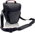 FOSOTO DSLR Camera Case Nylon Holster Bag Compatible for Nikon D3300 D3400 D3500 D5300 D5600 B700, Canon EOS Rebel XT