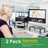 2 Pack 3 2 DOLALIKE Desktop Riser, Height Adjustable Monitor stands for Monitors, PC, Computer, Printer, iMac, Desktop