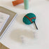 Compatible with Airpods Case, Cute Turtle Shell Design for Kids Girls Women, Soft Silicone Earbuds Protector Hook