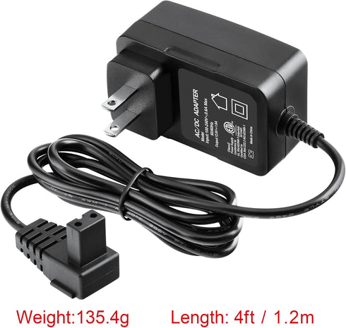 SLLEA 12.6V 2-Prong AC/DC Adapter for Aiper Seagull 800 Cordless Robotic Pool Cleaner Lithium Ion Battery