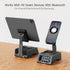 TechGlow Foldable Cellphone Stand with Bluetooth Speaker Charging Station - Birthday Gift Idea for Mom Dad, Cool Gadget