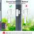 Security Door Window Alarm, Wireless Sensor Burglar Alarm, Easy Installation Doorbell Alarms (4 Pack)