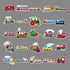 DIYYILIF 100 Pcs Train Stickers, Vinyl Waterproof Stickers for Water Bottles, Laptop, Notebook, Scrapbook, Luggage