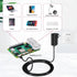 GeeekPi 27W Power Supply for Raspberry Pi 5, PD Adapter USB C 5.1V 5A Power Adapter for Raspberry Pi 5 8GB 4GB