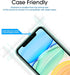 amFilm OneTouch Glass Screen Protector for iPhone 11 & XR (6.1") - 2 Pack, Tempered Glass with Easy Installation Kit